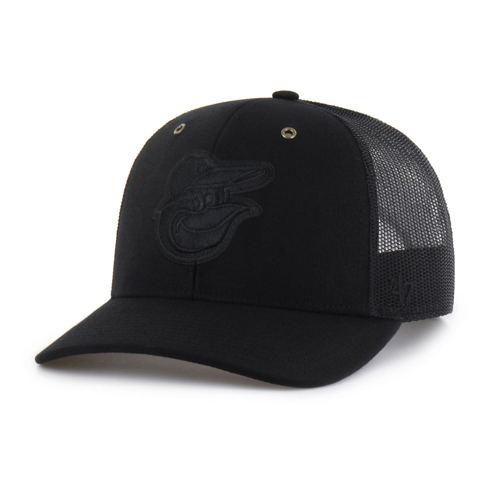 BALTIMORE ORIOLES CARHARTT '47 TRUCKER BLACK
