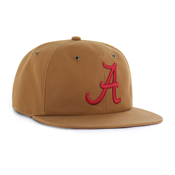 ALABAMA CRIMSON TIDE CARHARTT '47 CAPTAIN RL RELAXED FIT BROWN