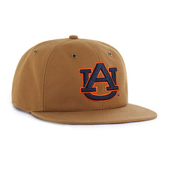 AUBURN TIGERS CARHARTT '47 CAPTAIN RL RELAXED FIT BROWN