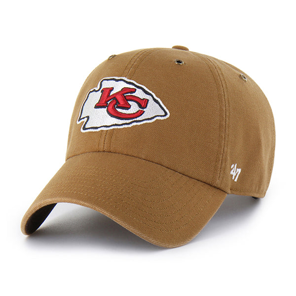 KANSAS CITY CHIEFS CARHARTT '47 CLEAN UP BROWN
