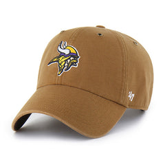 MINNESOTA VIKINGS CARHARTT '47 CLEAN UP BROWN