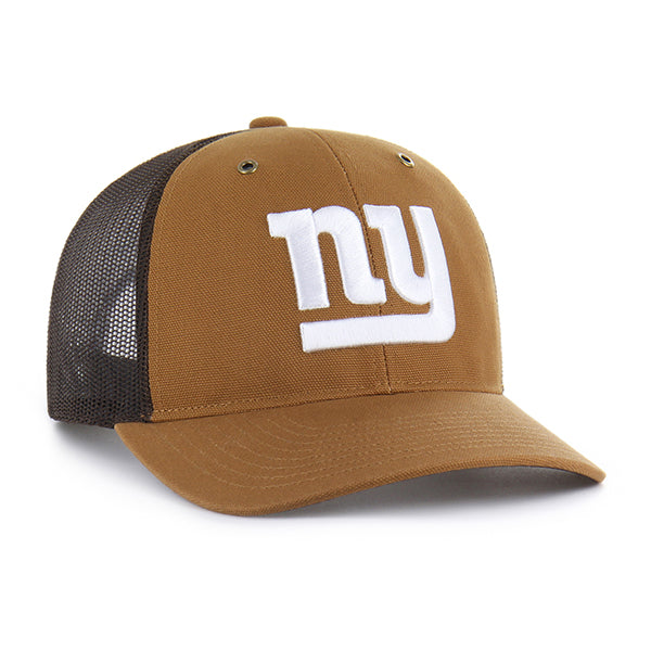 NEW YORK GIANTS CARHARTT '47 TRUCKER RF RELAXED FIT BROWN