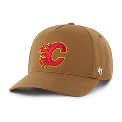 CALGARY FLAMES CARHARTT '47 HITCH BROWN