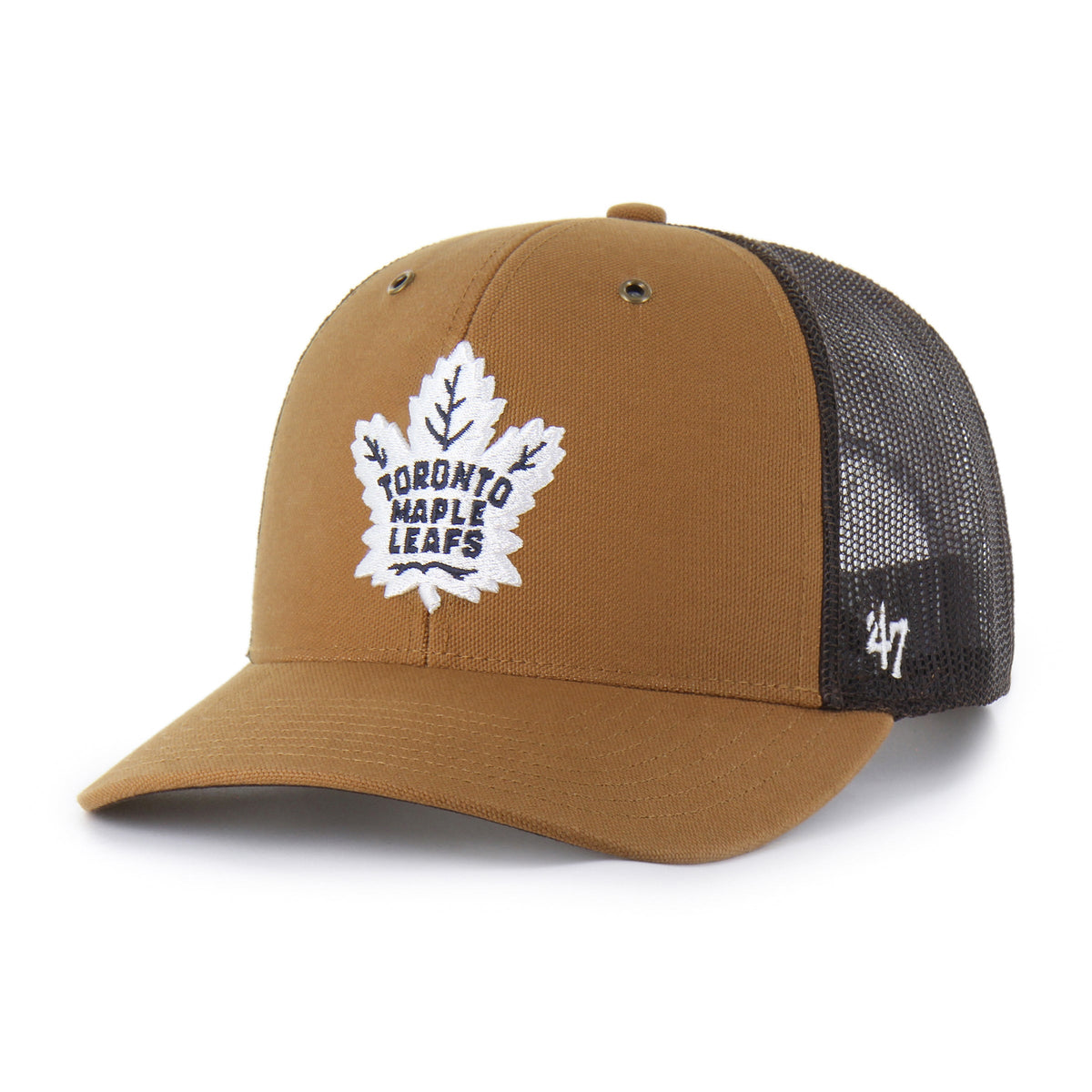 TORONTO MAPLE LEAFS CARHARTT '47 TRUCKER BROWN