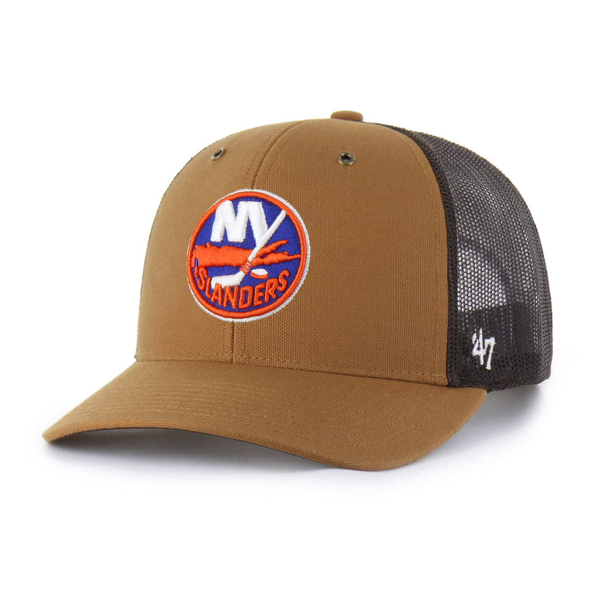 NEW YORK ISLANDERS CARHARTT '47 TRUCKER BROWN