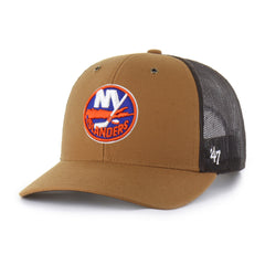 NEW YORK ISLANDERS CARHARTT '47 TRUCKER BROWN