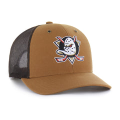 ANAHEIM DUCKS CARHARTT '47 TRUCKER BROWN