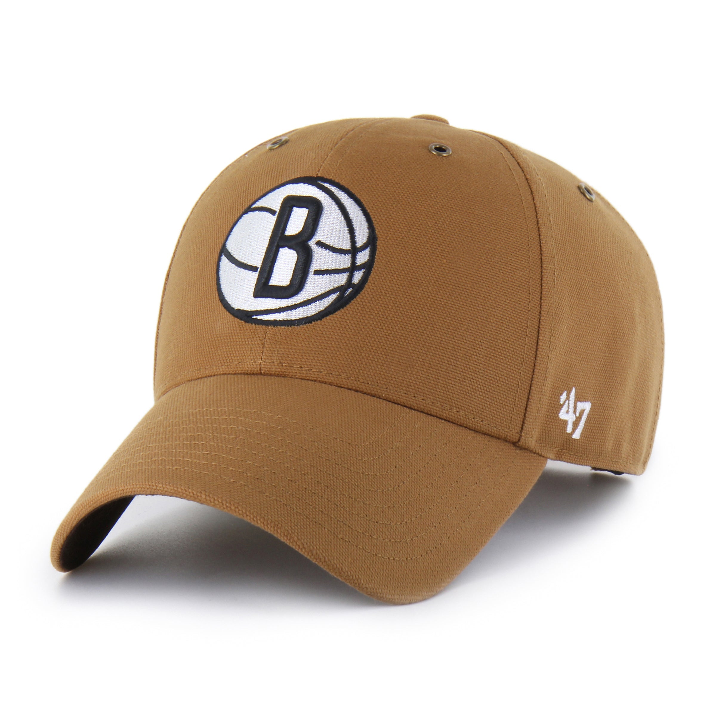 BROOKLYN NETS CARHARTT '47 MVP BROWN