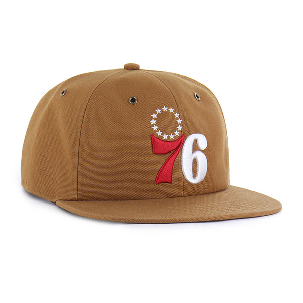 PHILADELPHIA 76ERS CARHARTT '47 CAPTAIN RL RELAXED FIT BROWN