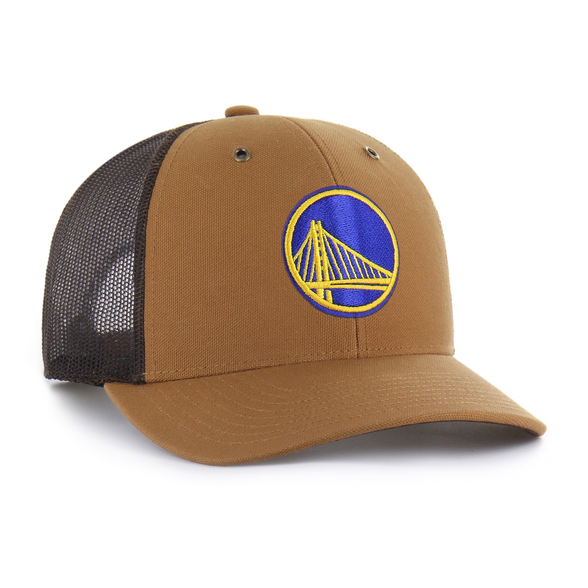 GOLDEN STATE WARRIORS CARHARTT '47 TRUCKER BROWN