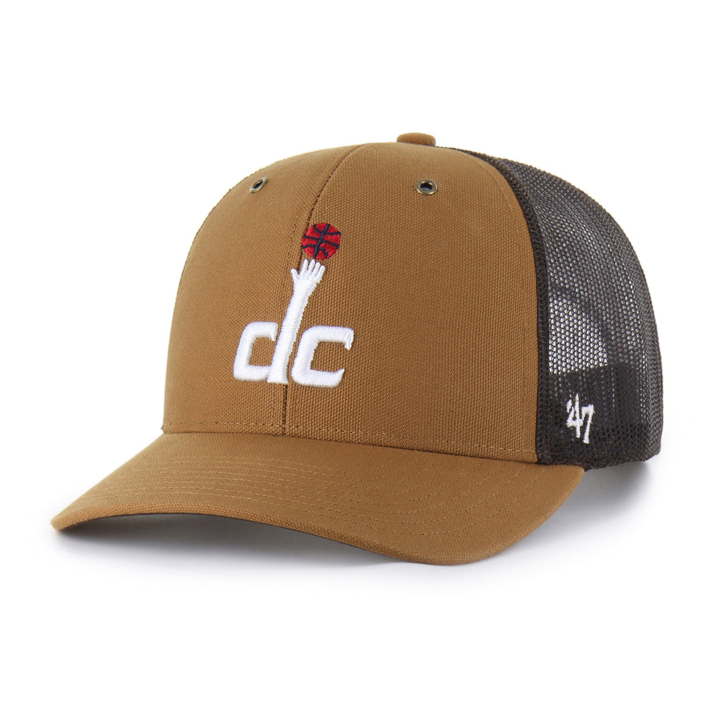 WASHINGTON WIZARDS CARHARTT '47 TRUCKER BROWN
