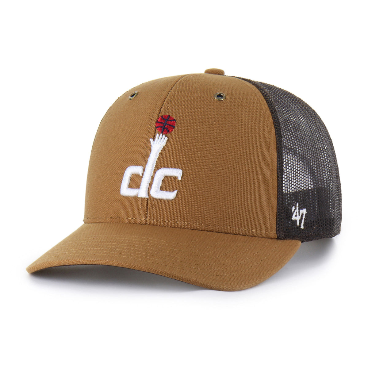 WASHINGTON WIZARDS CARHARTT '47 TRUCKER BROWN