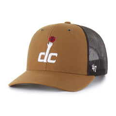 WASHINGTON WIZARDS CARHARTT '47 TRUCKER BROWN
