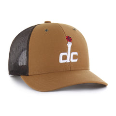 WASHINGTON WIZARDS CARHARTT '47 TRUCKER BROWN