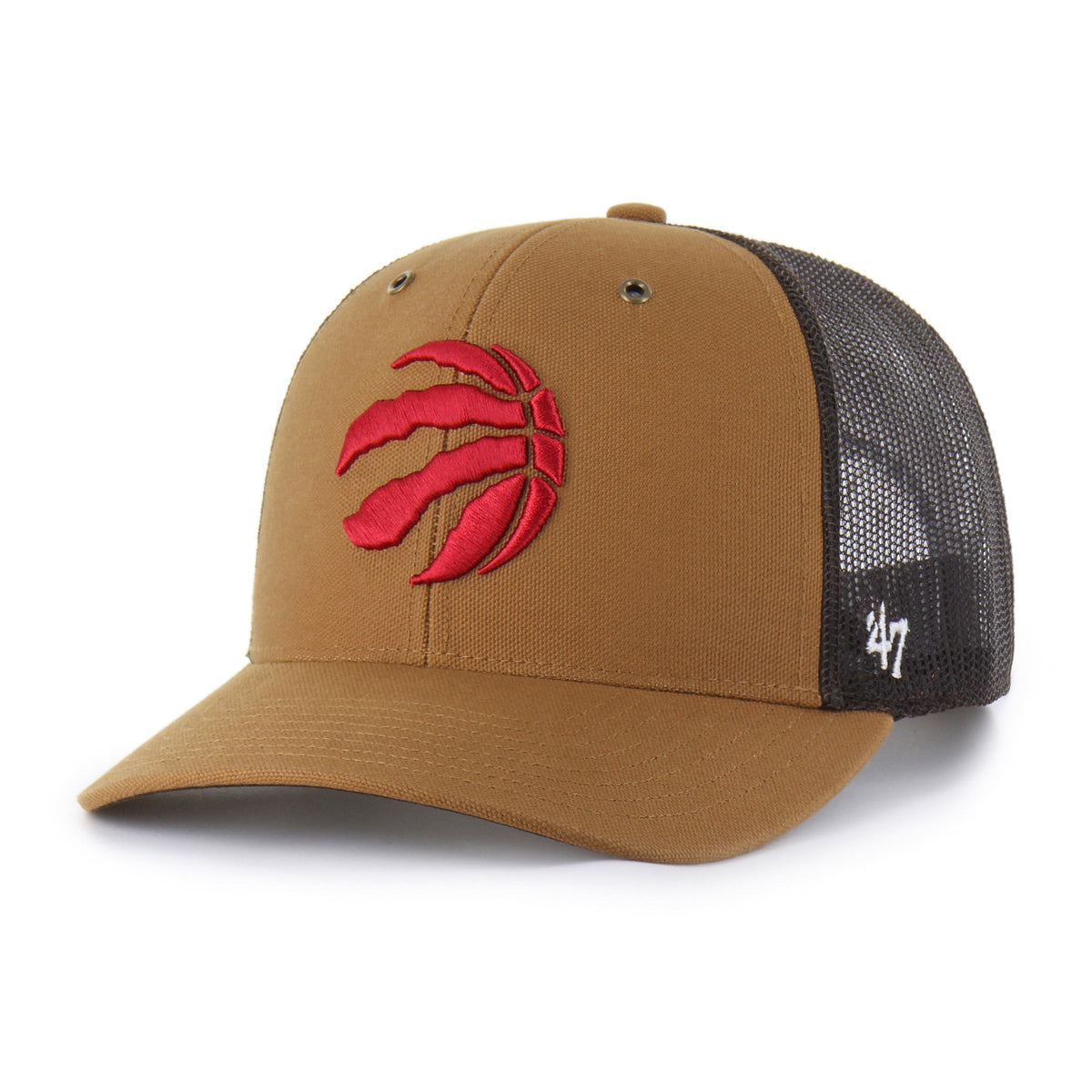 TORONTO RAPTORS CARHARTT '47 TRUCKER BROWN