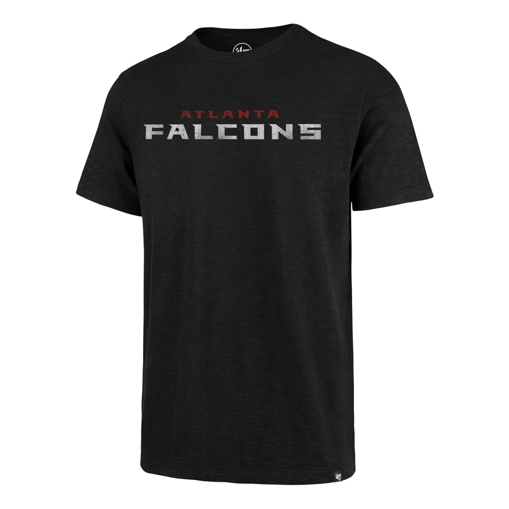 ATLANTA FALCONS GRIT WORDMARK '47 SCRUM TEE JET BLACK