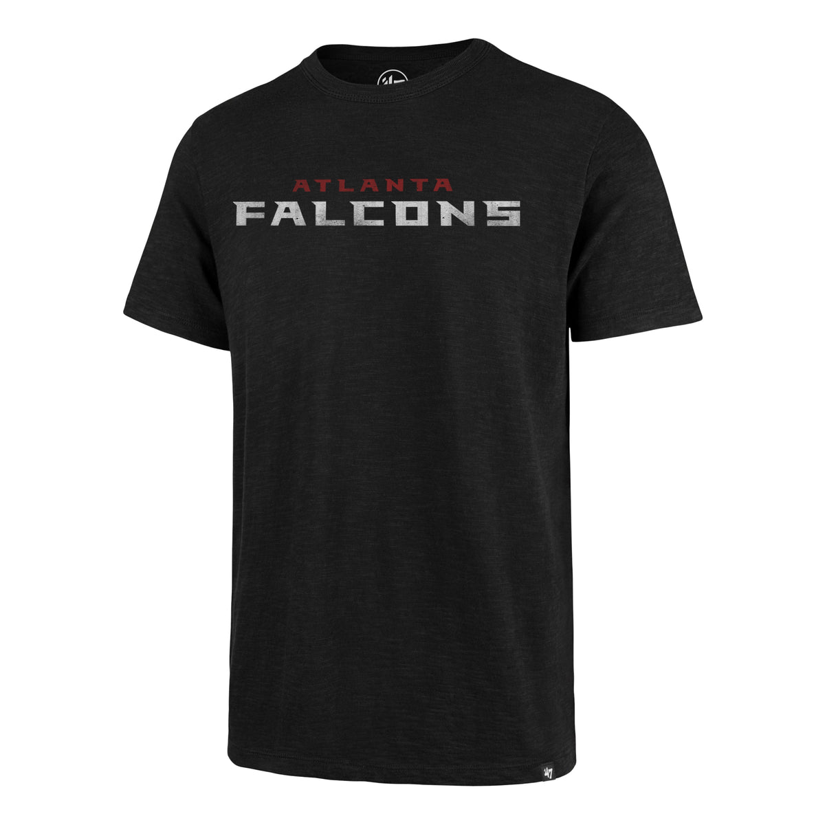 ATLANTA FALCONS GRIT WORDMARK '47 SCRUM TEE JET BLACK