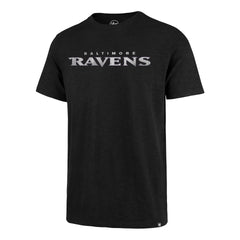 BALTIMORE RAVENS GRIT WORDMARK '47 SCRUM TEE JET BLACK