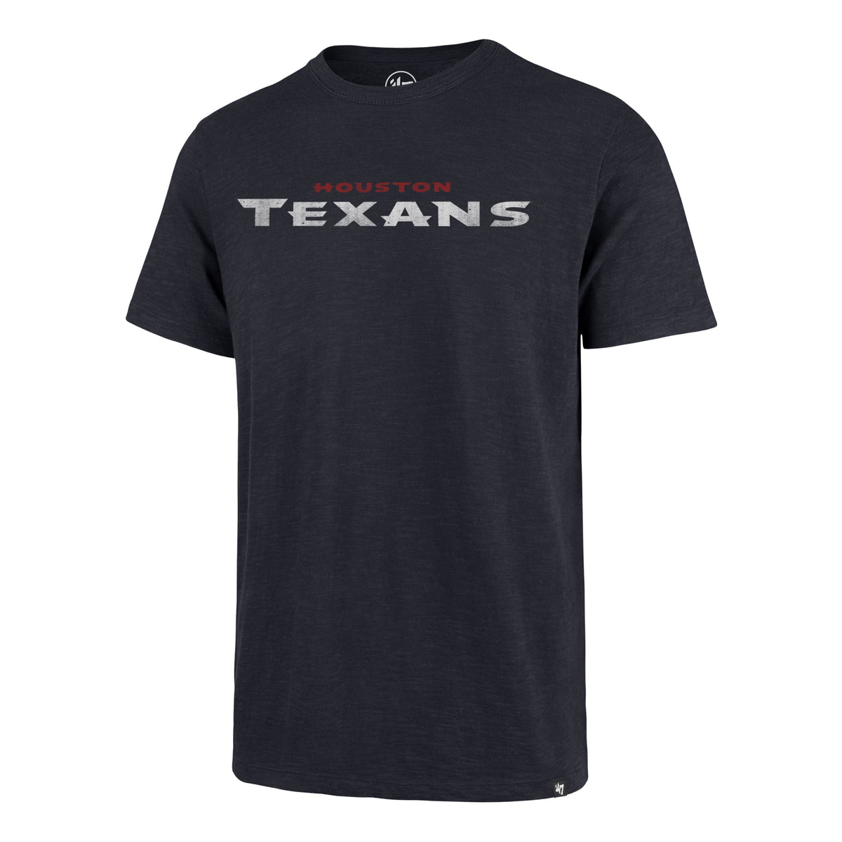 HOUSTON TEXANS GRIT WORDMARK '47 SCRUM TEE FALL NAVY