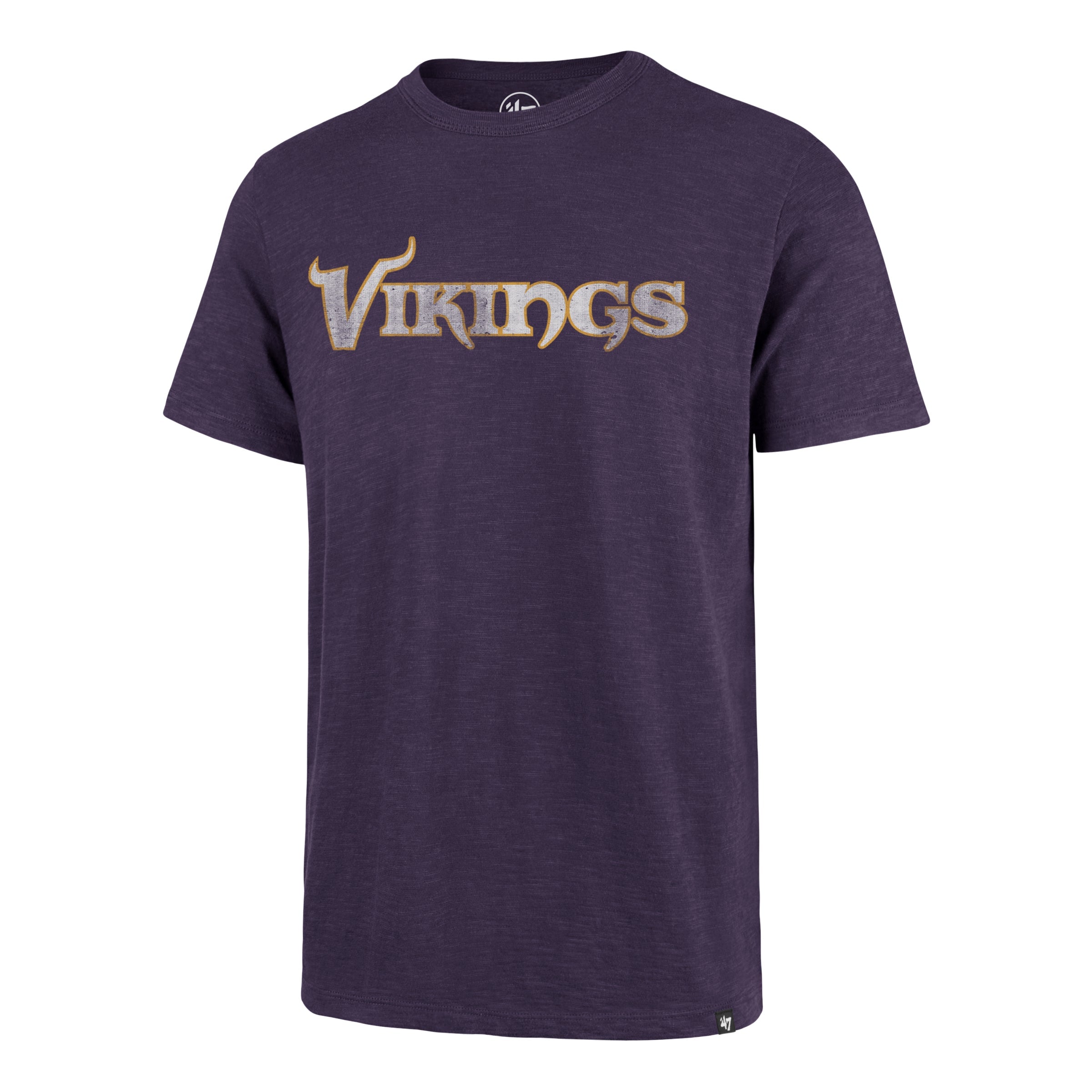 MINNESOTA VIKINGS GRIT WORDMARK '47 SCRUM TEE GRAPE