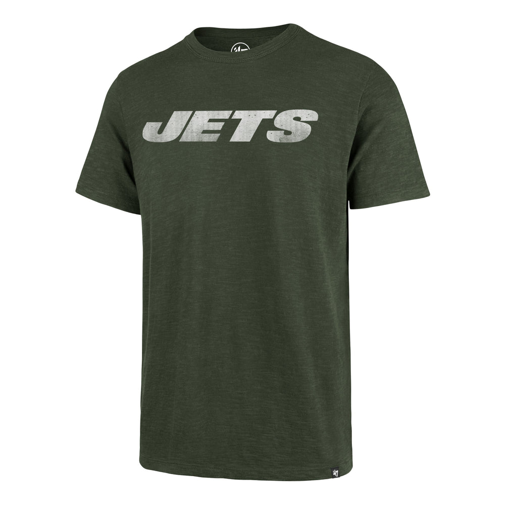 NEW YORK JETS GRIT WORDMARK '47 SCRUM TEE BOTTLE GREEN