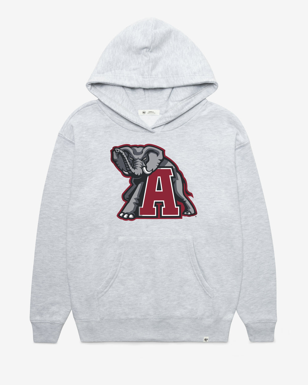 ALABAMA CRIMSON TIDE IMPRINT '47 NAOMI HOOD WOMENS RELAY GREY