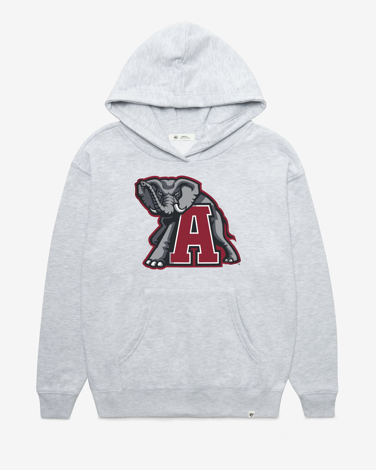 ALABAMA CRIMSON TIDE IMPRINT '47 NAOMI HOOD WOMENS RELAY GREY
