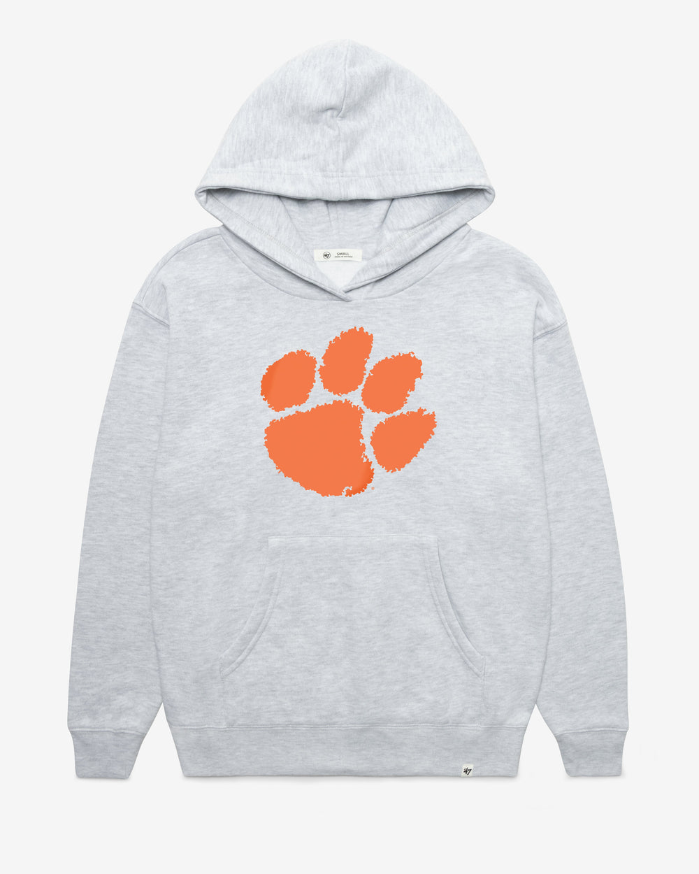 CLEMSON TIGERS IMPRINT '47 NAOMI HOOD WOMENS RELAY GREY