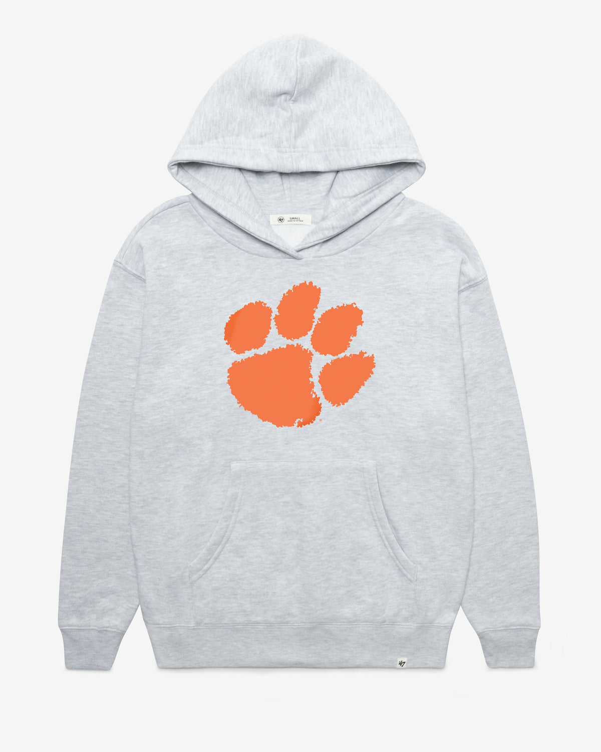 CLEMSON TIGERS IMPRINT '47 NAOMI HOOD WOMENS RELAY GREY