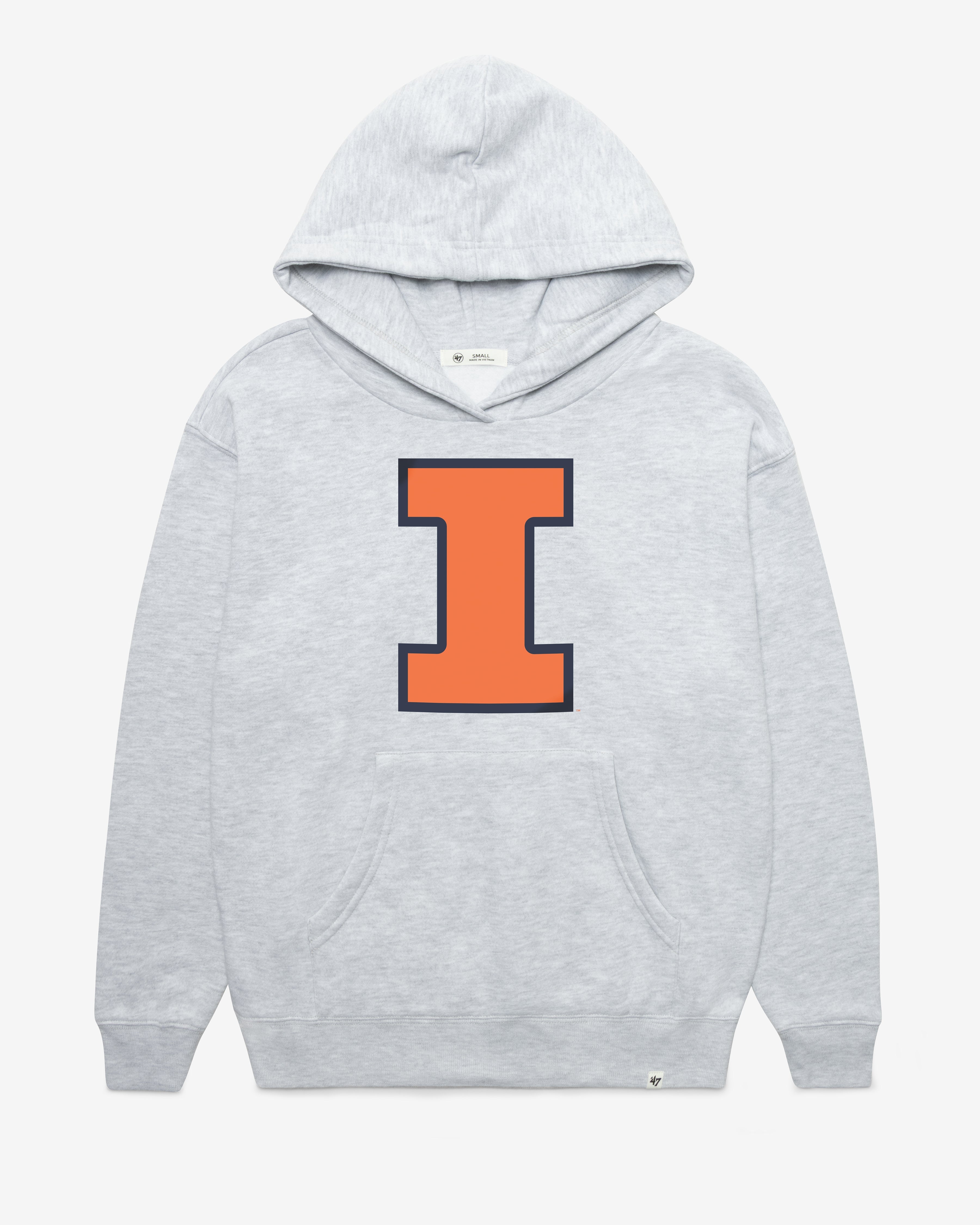 ILLINOIS FIGHTING ILLINI IMPRINT '47 NAOMI HOOD WOMENS RELAY GREY