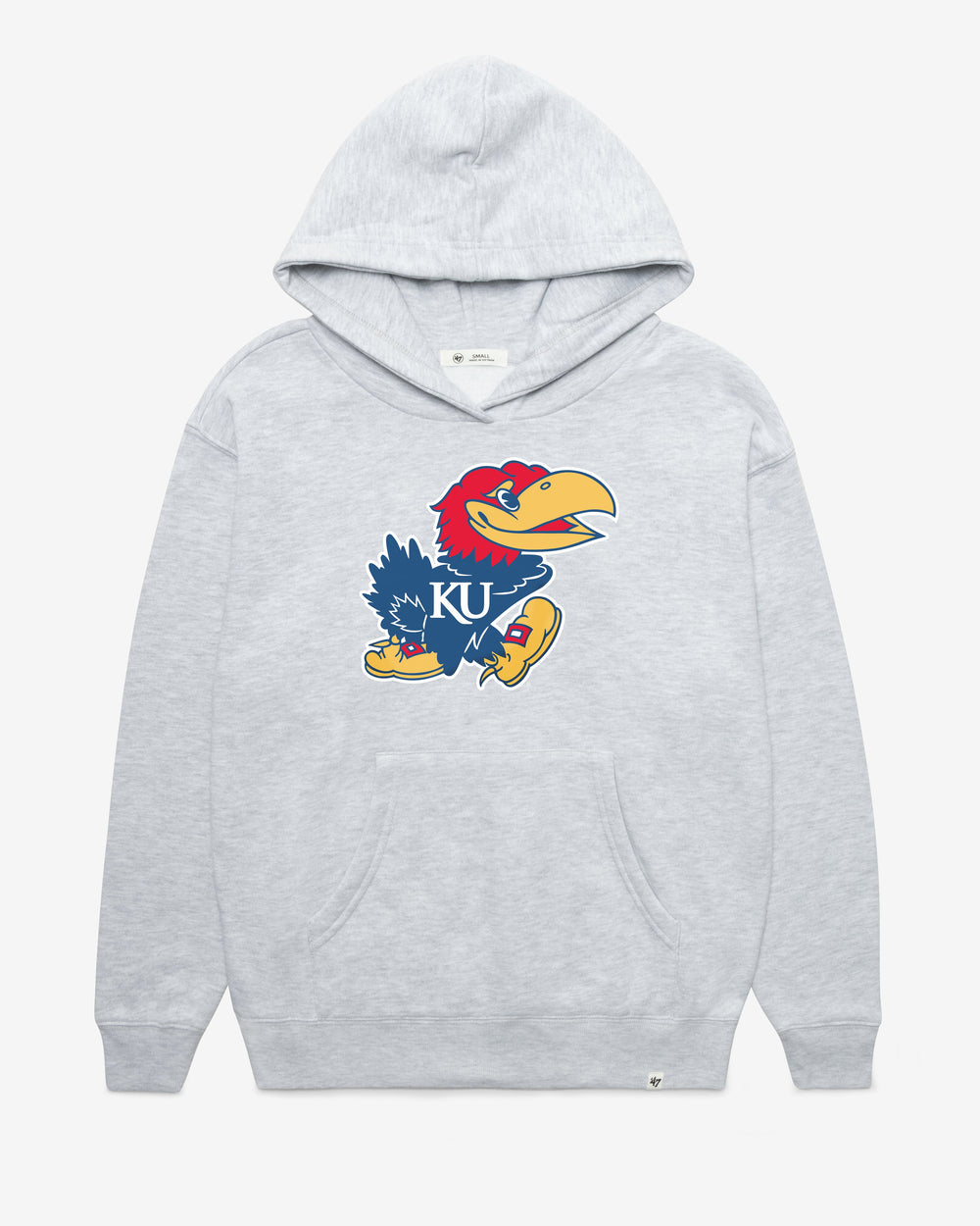 KANSAS JAYHAWKS IMPRINT '47 NAOMI HOOD WOMENS RELAY GREY