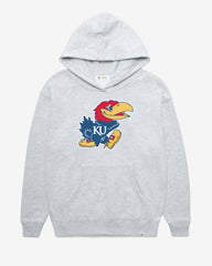 KANSAS JAYHAWKS IMPRINT '47 NAOMI HOOD WOMENS RELAY GREY