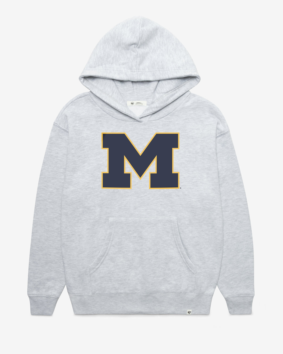 MICHIGAN WOLVERINES IMPRINT '47 NAOMI HOOD WOMENS RELAY GREY
