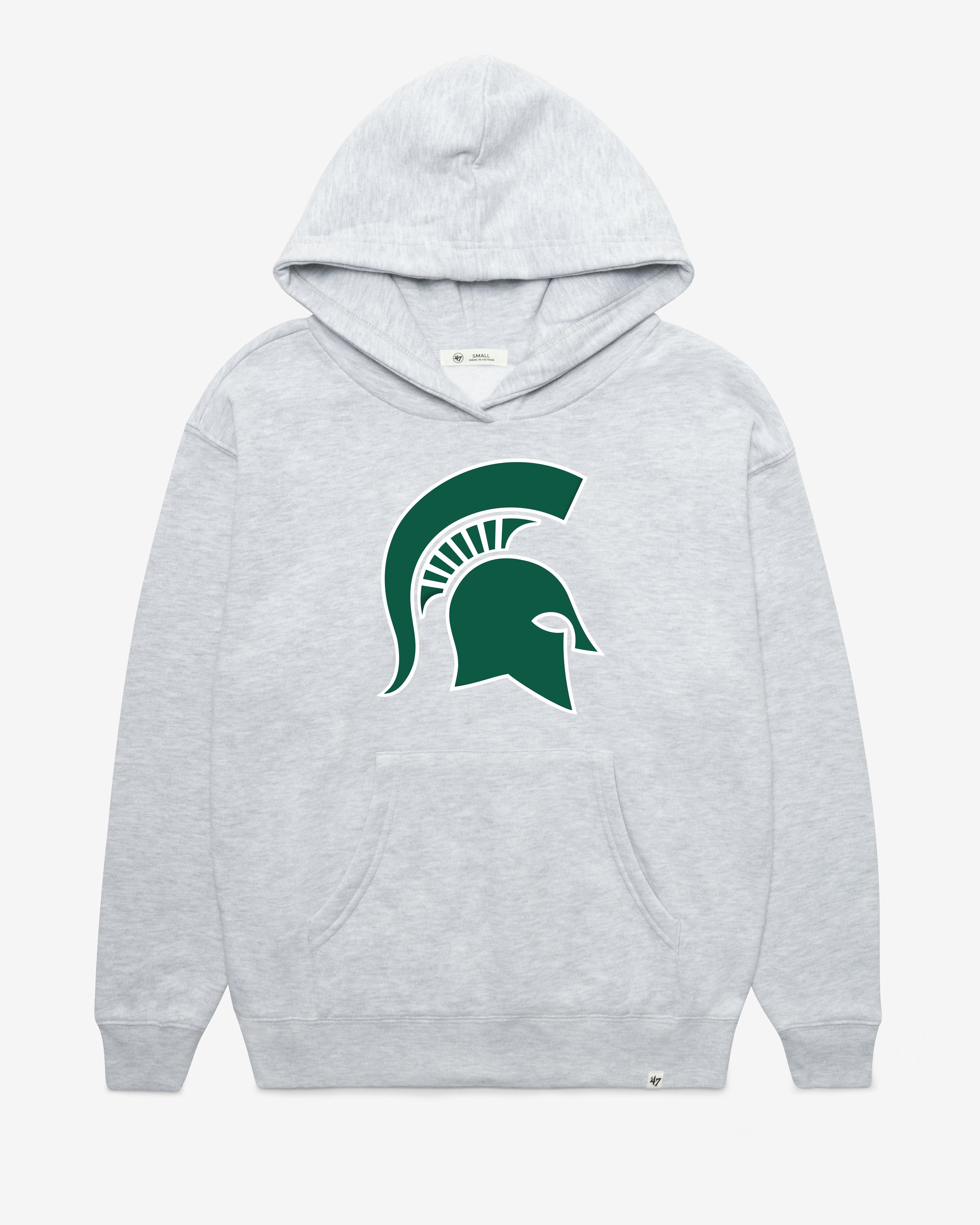 MICHIGAN STATE SPARTANS IMPRINT '47 NAOMI HOOD WOMENS RELAY GREY