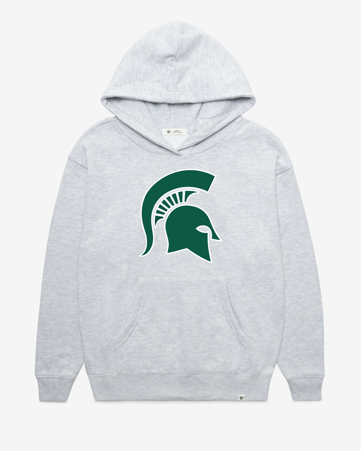 MICHIGAN STATE SPARTANS IMPRINT '47 NAOMI HOOD WOMENS RELAY GREY