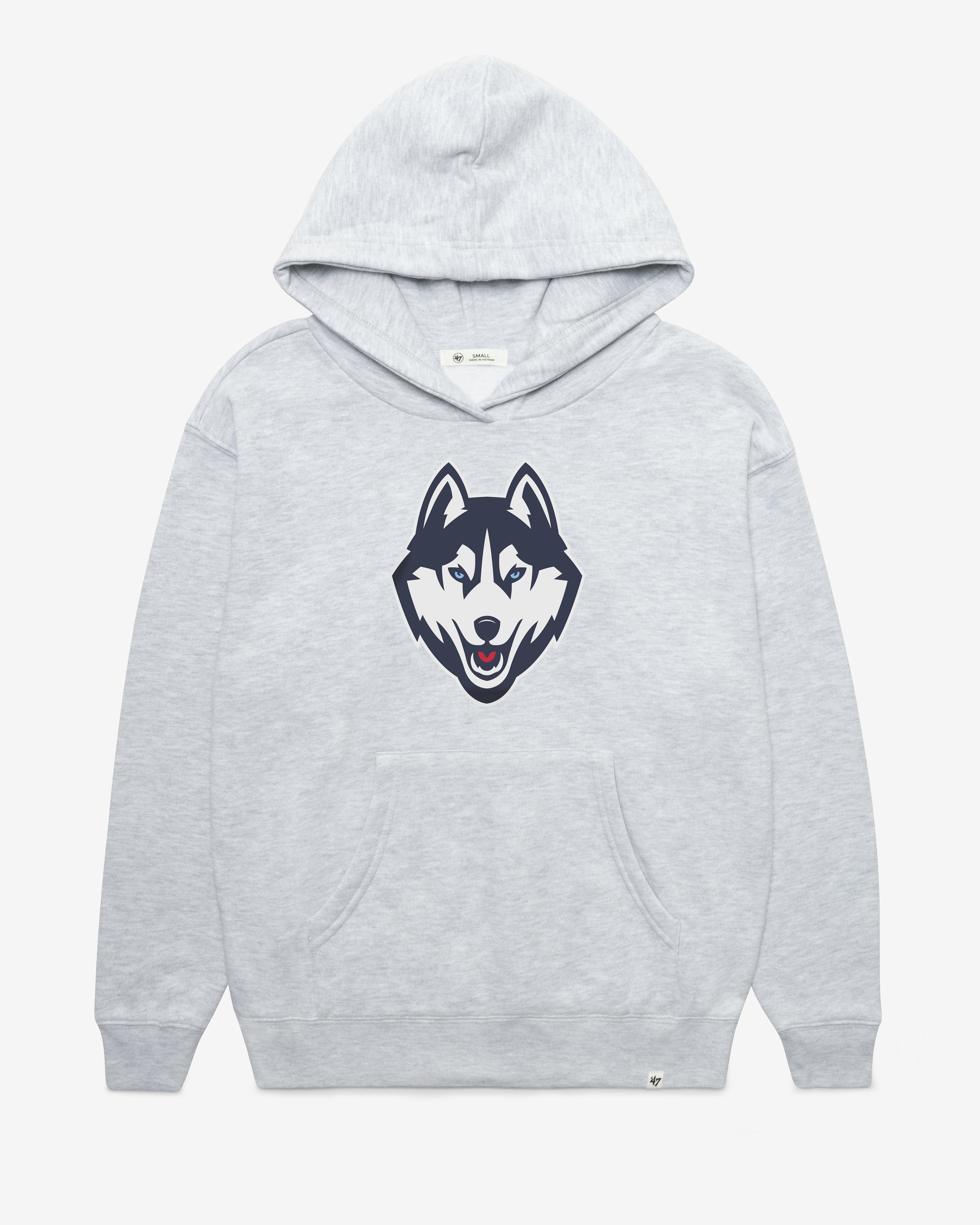 CONNECTICUT HUSKIES UCONN IMPRINT '47 NAOMI HOOD WOMENS RELAY GREY