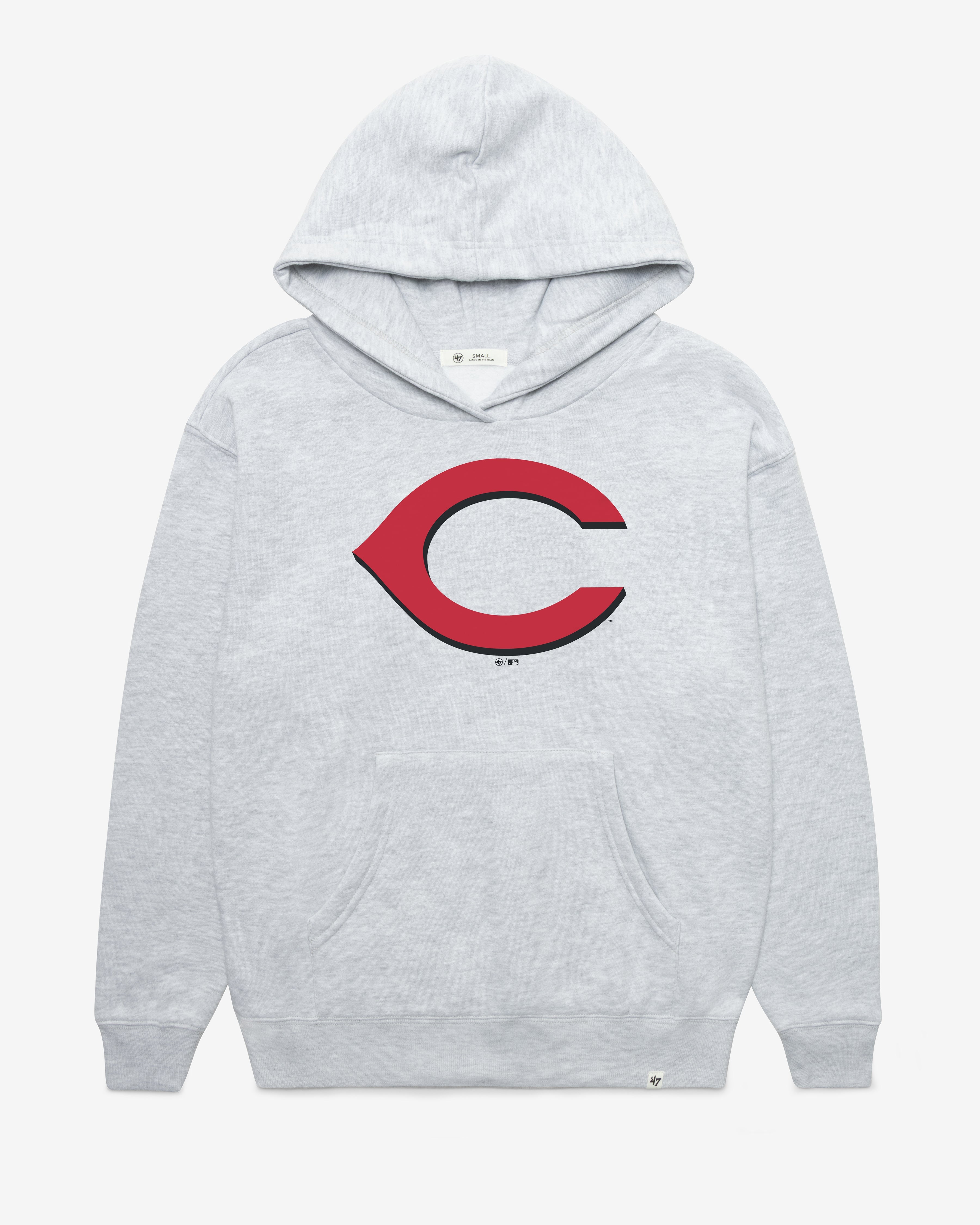 CINCINNATI REDS IMPRINT '47 NAOMI HOOD WOMENS RELAY GREY