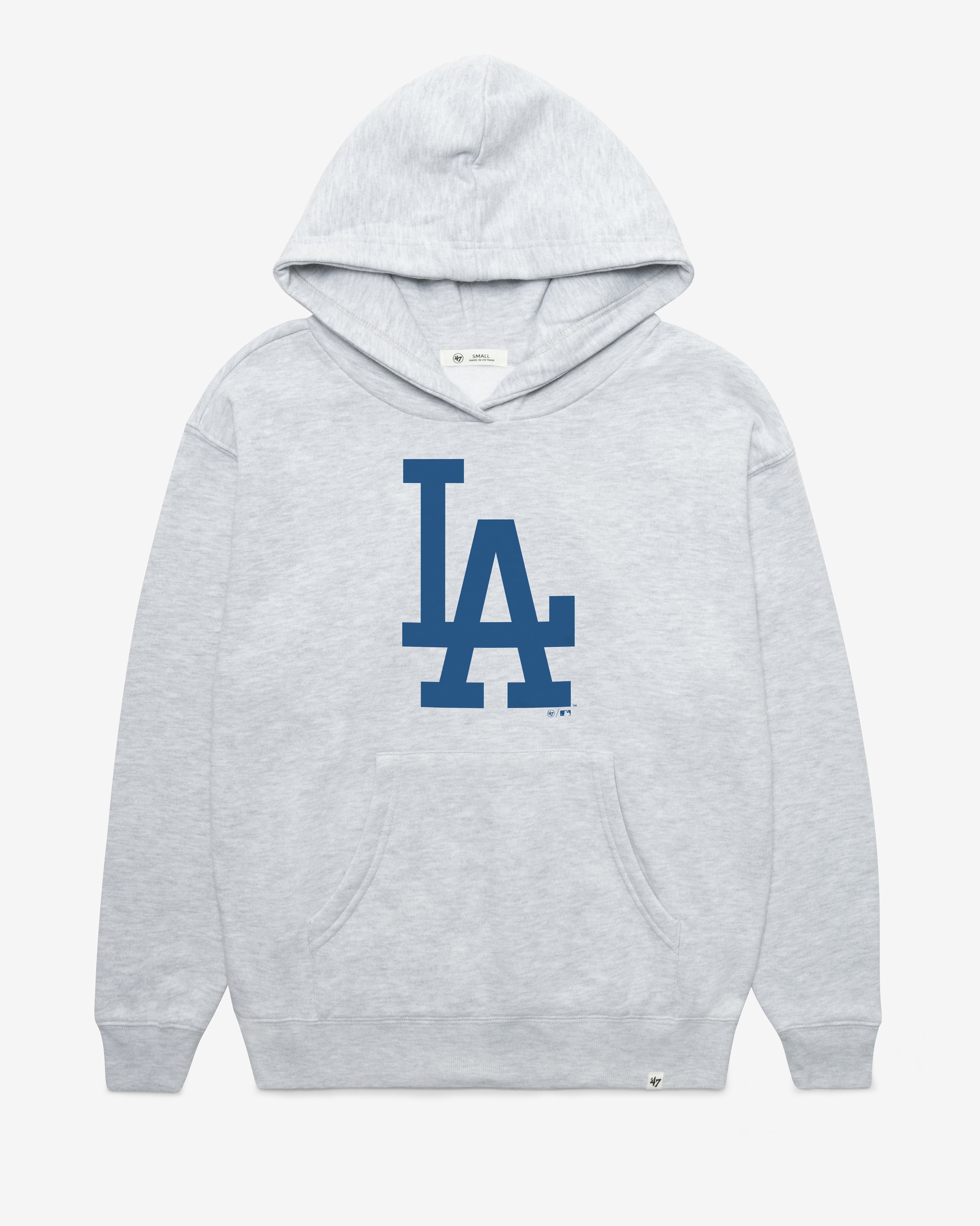 LOS ANGELES DODGERS IMPRINT '47 NAOMI HOOD WOMENS RELAY GREY