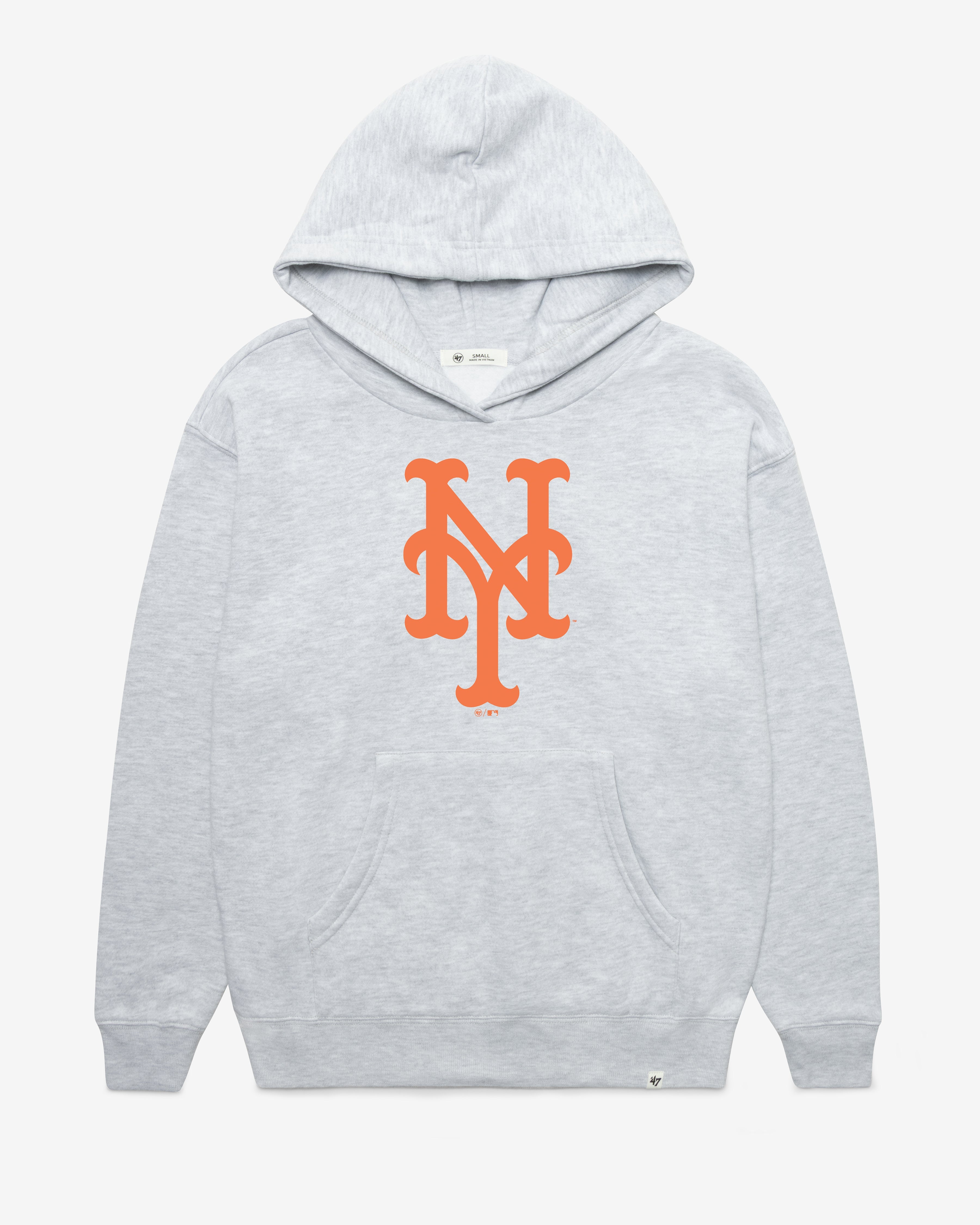 NEW YORK METS IMPRINT '47 NAOMI HOOD WOMENS RELAY GREY