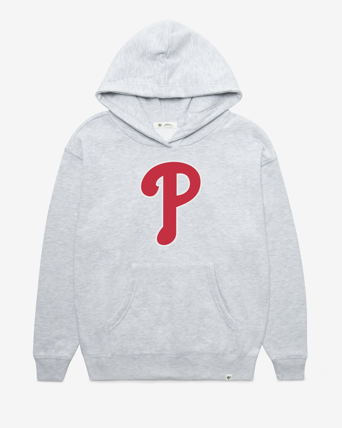 PHILADELPHIA PHILLIES IMPRINT '47 NAOMI HOOD WOMENS RELAY GREY