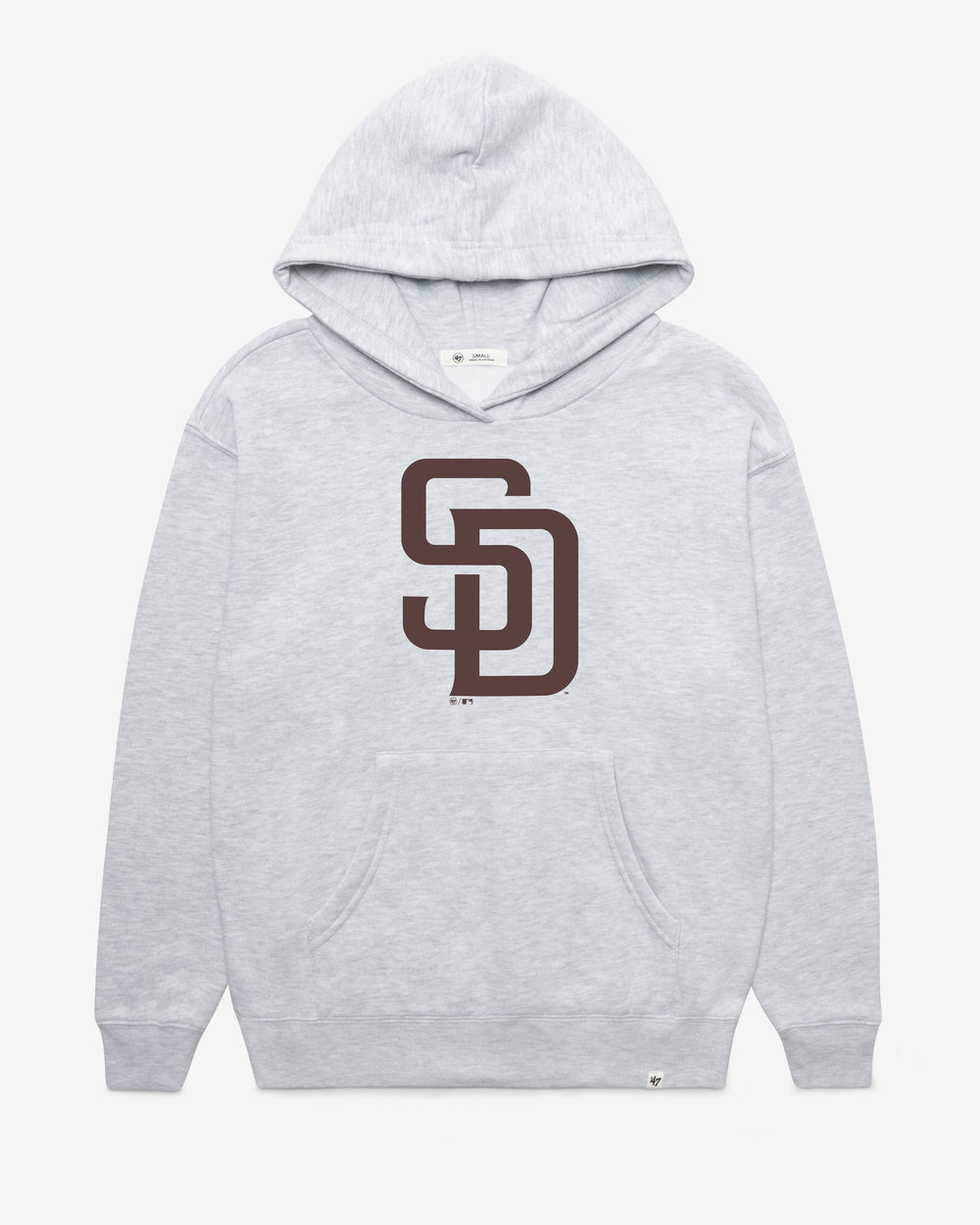 SAN DIEGO PADRES IMPRINT '47 NAOMI HOOD WOMENS RELAY GREY