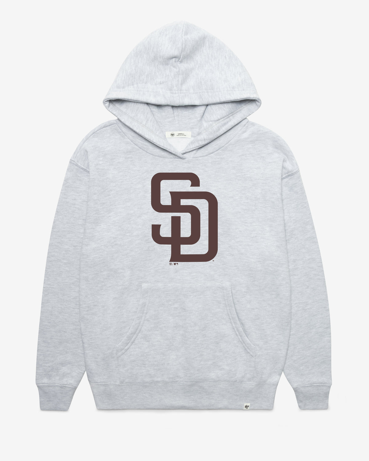 SAN DIEGO PADRES IMPRINT '47 NAOMI HOOD WOMENS RELAY GREY