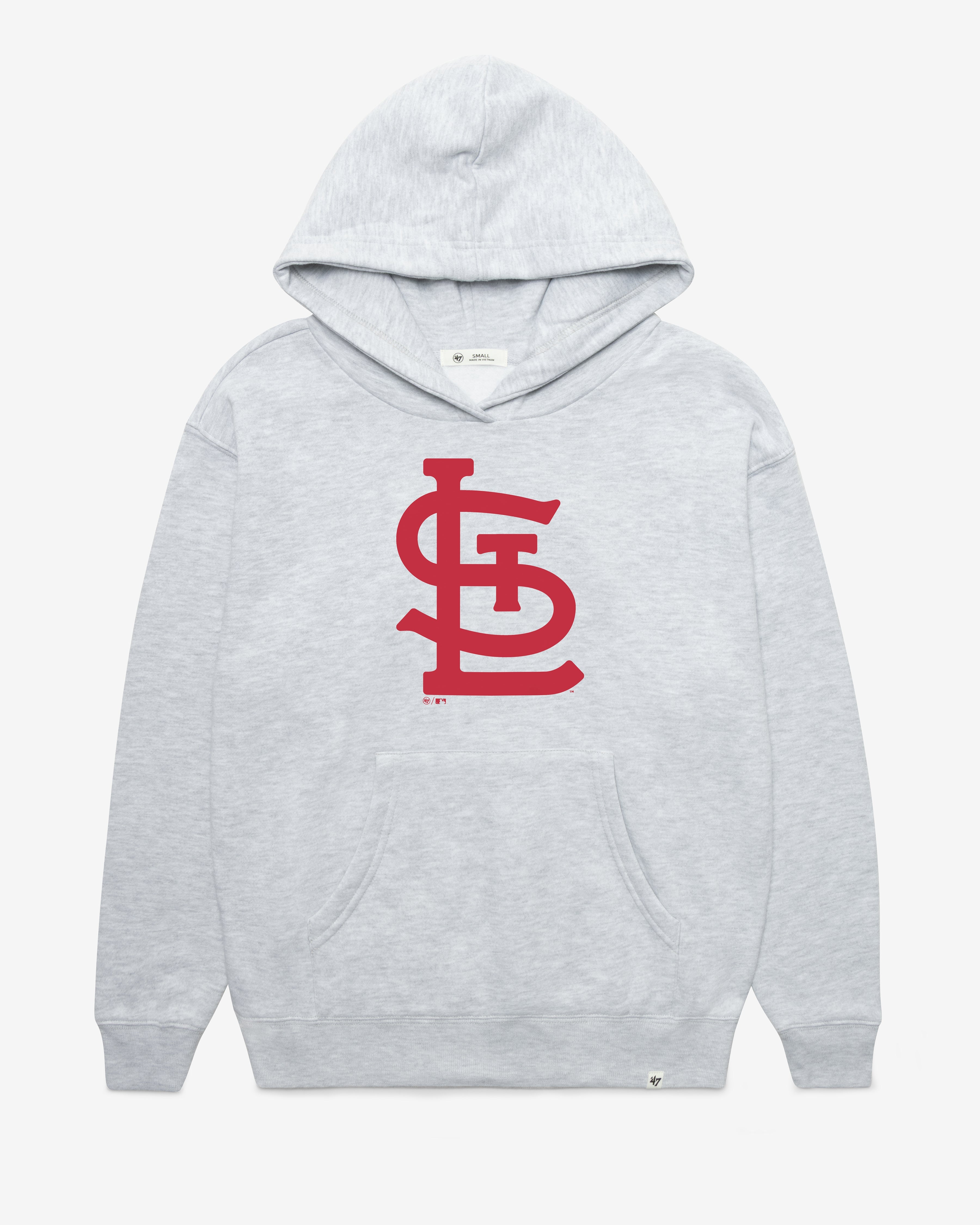 ST. LOUIS CARDINALS IMPRINT '47 NAOMI HOOD WOMENS RELAY GREY