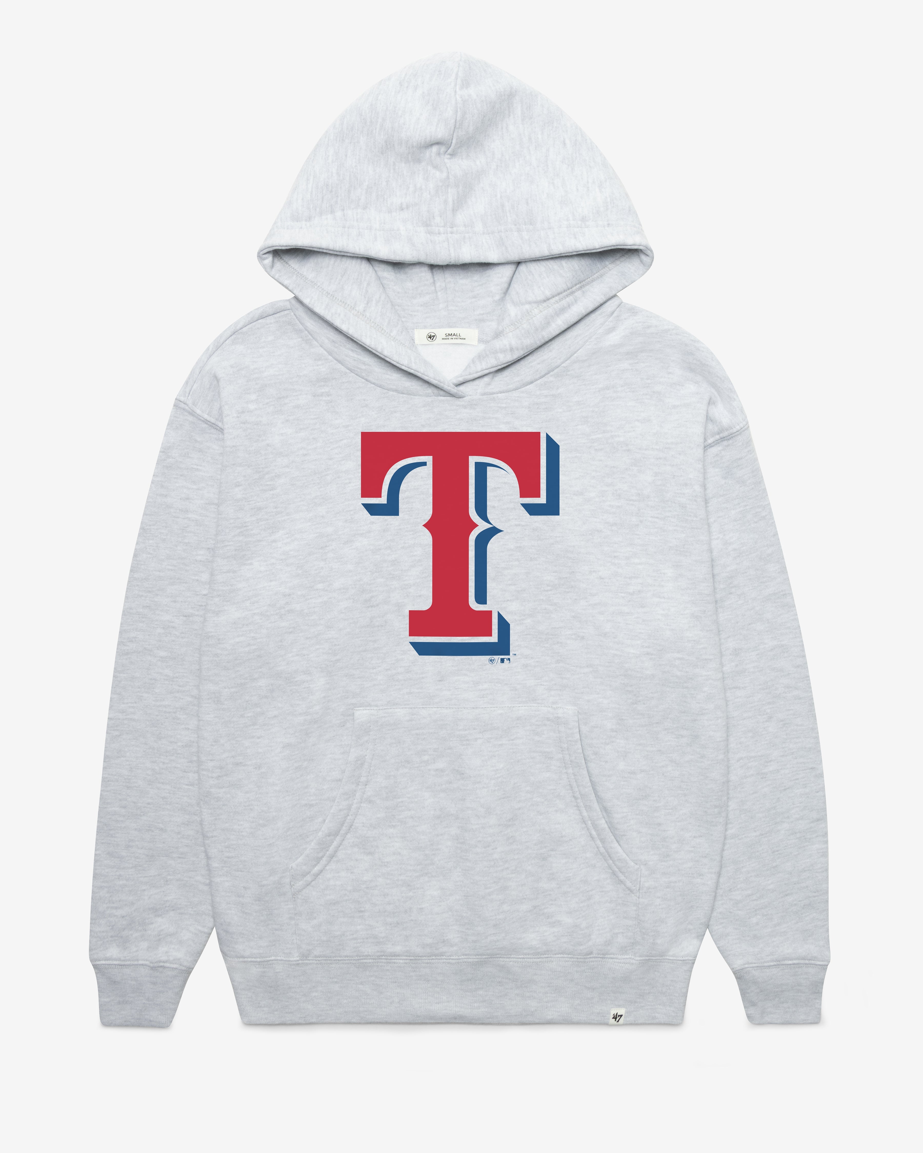 TEXAS RANGERS IMPRINT '47 NAOMI HOOD WOMENS RELAY GREY