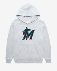 MIAMI MARLINS IMPRINT '47 NAOMI HOOD WOMENS RELAY GREY