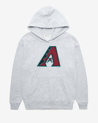 ARIZONA DIAMONDBACKS IMPRINT '47 NAOMI HOOD WOMENS RELAY GREY