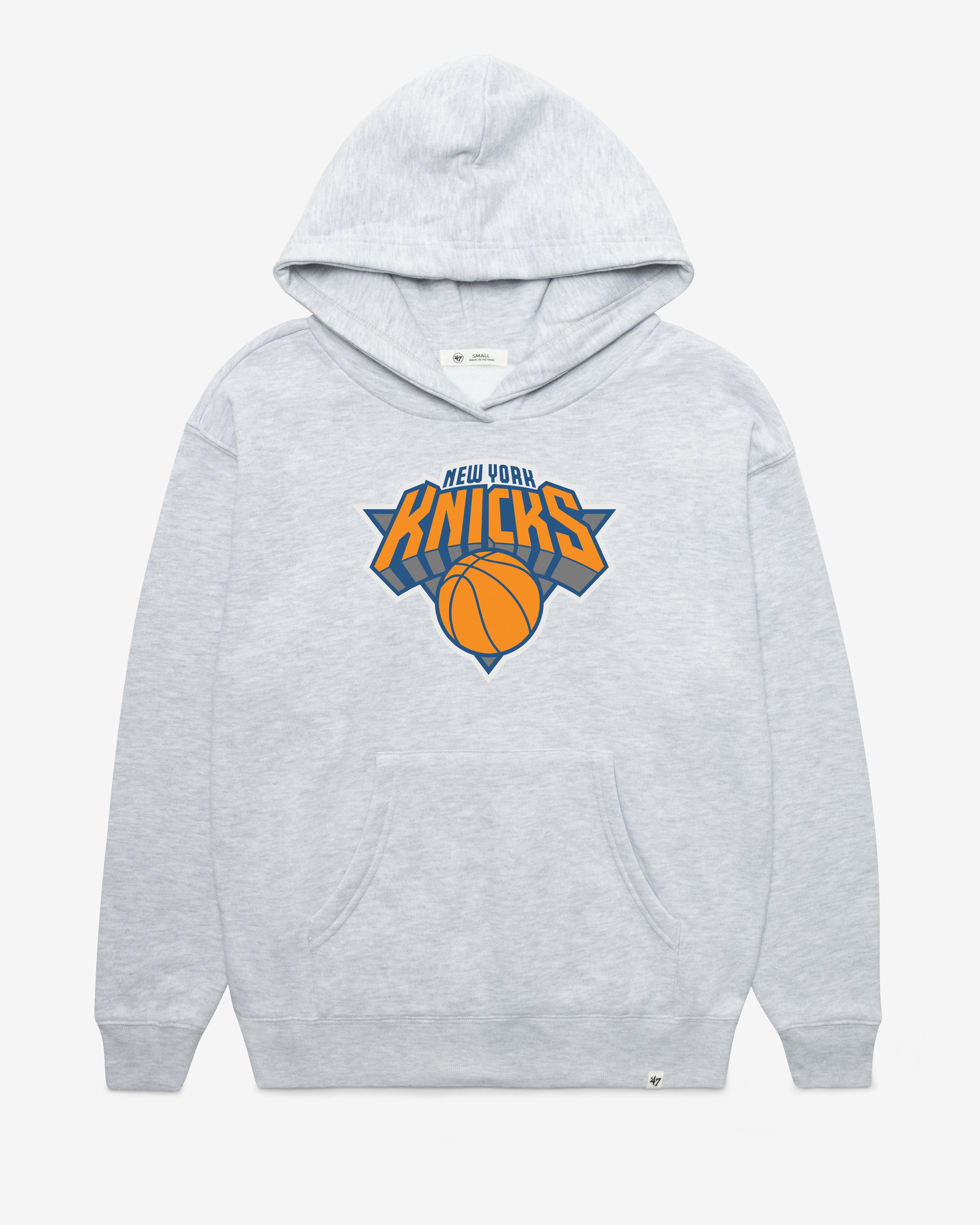 NEW YORK KNICKS IMPRINT '47 NAOMI HOOD WOMENS RELAY GREY