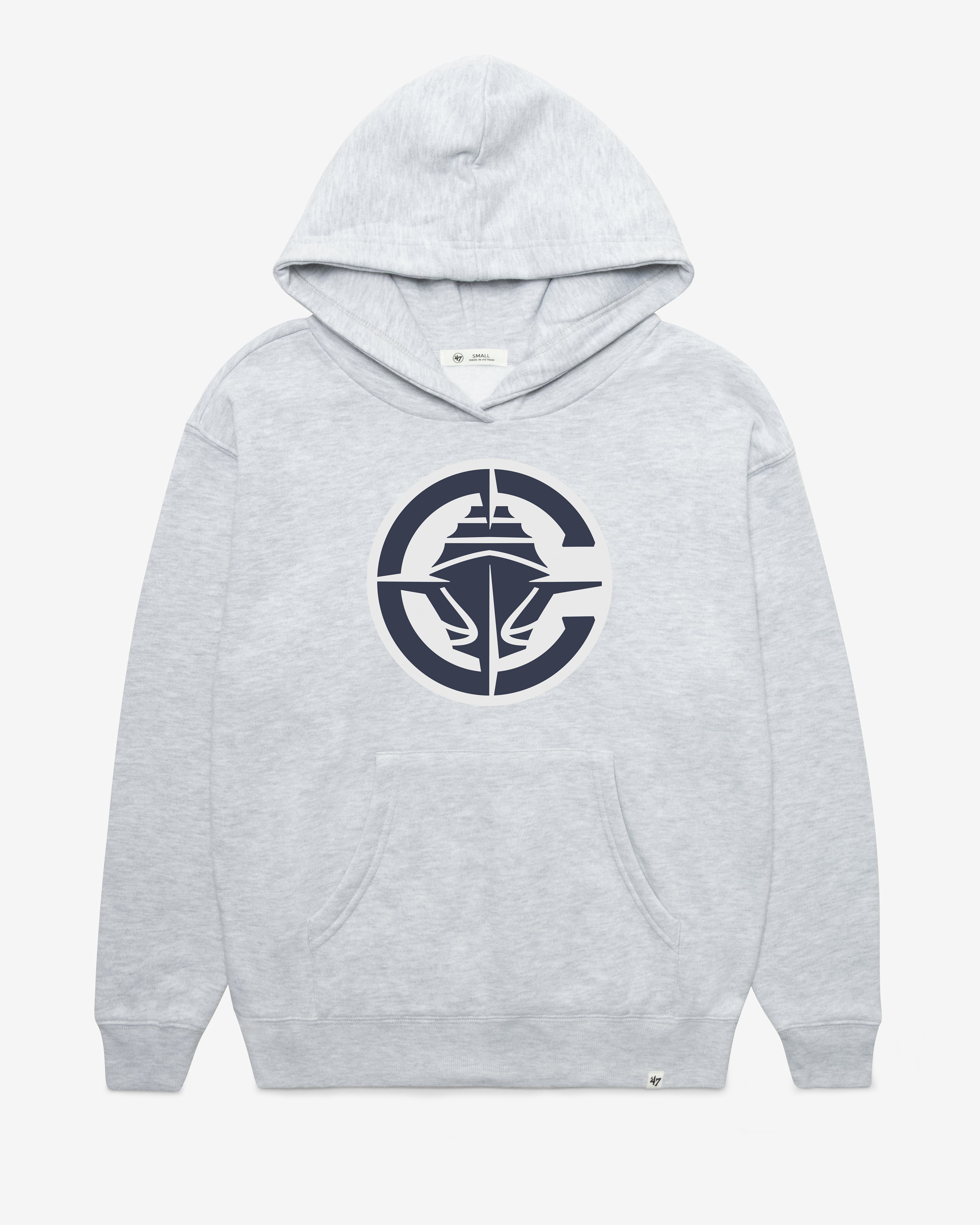 LOS ANGELES CLIPPERS IMPRINT '47 NAOMI HOOD WOMENS RELAY GREY