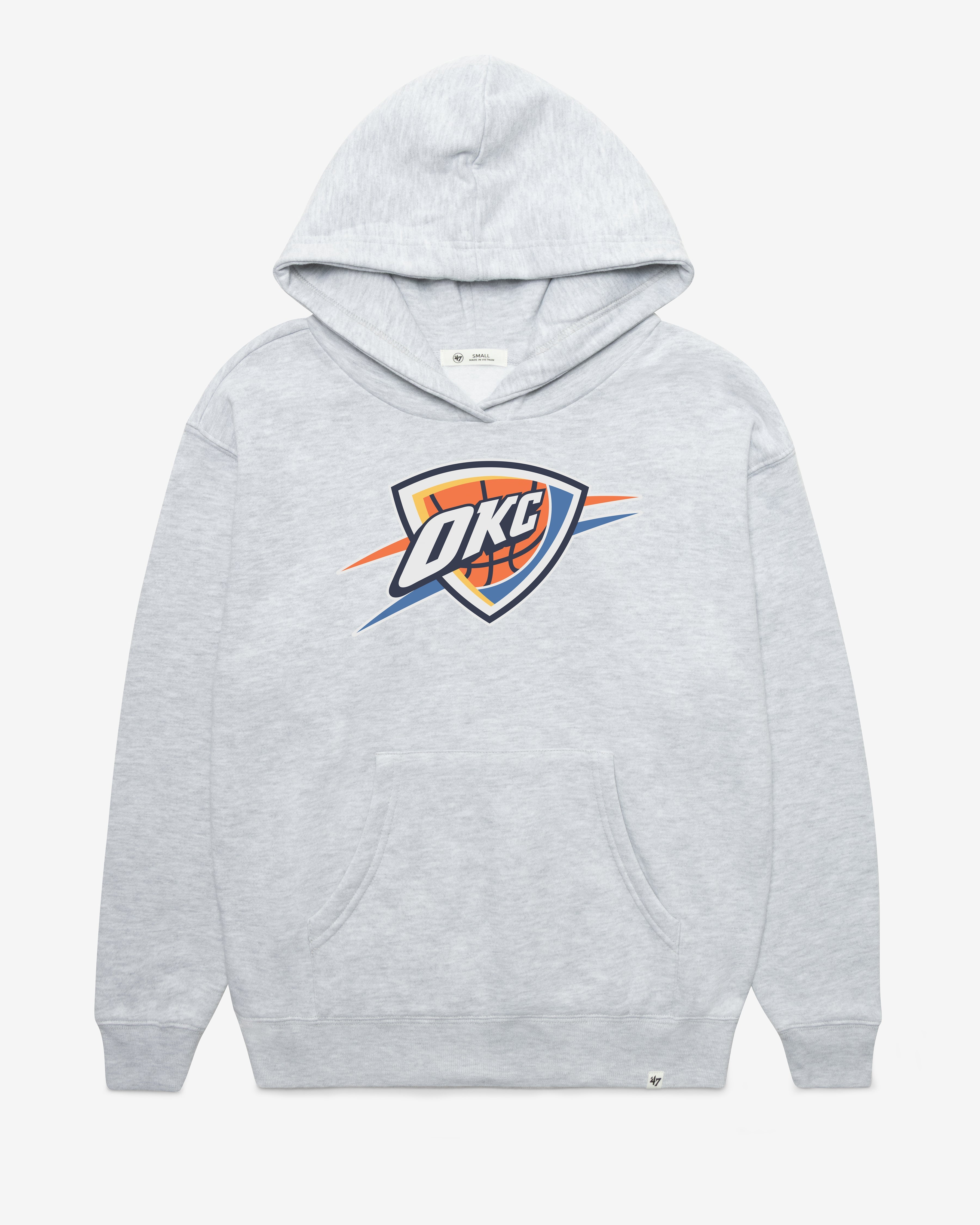 OKLAHOMA CITY THUNDER IMPRINT '47 NAOMI HOOD WOMENS RELAY GREY