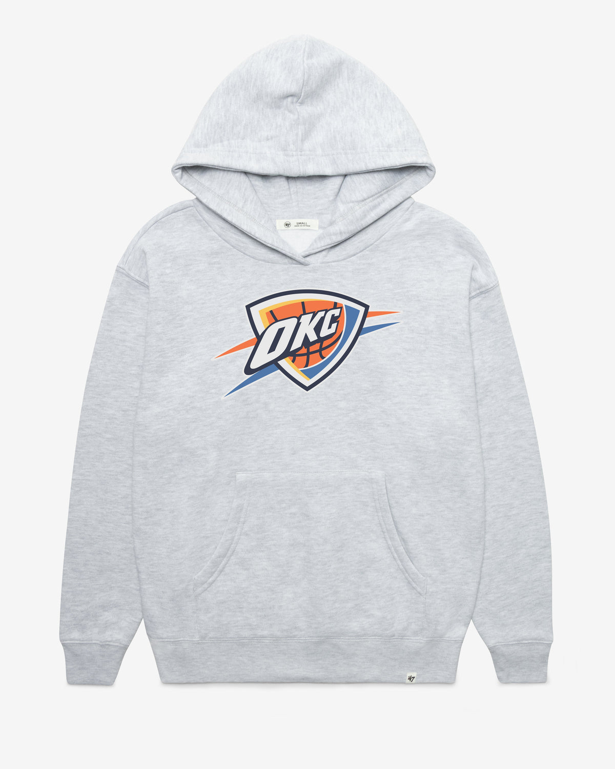 OKLAHOMA CITY THUNDER IMPRINT '47 NAOMI HOOD WOMENS RELAY GREY